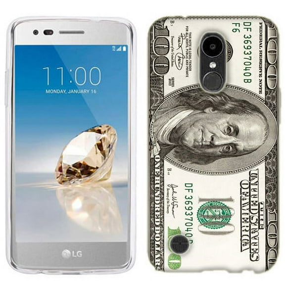 MUNDAZE LG Aristo 2 Plus Skin Case Cover Hundred Dollar
