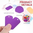 thumbnail image 3 of Uxcell Metal Stamping Blanks Tags Anodized Aluminum Blank Dog Tags Rectangle Laser Engraving Blanks ID Name Purple, 3 of 7