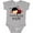 AC-Heather Grey, variant on Inktastic Loved by My Nani Girls Baby Bodysuit