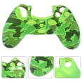 thumbnail image 3 of Funda protectora de silicona para mando de PlayStation 4 (verde camuflaje), 3 of 7