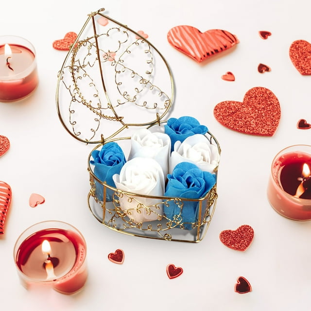 LPSSTORE Unleash Your Love Story with This Set of 6 Soap Roses for Valentine's Day