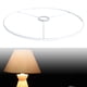 thumbnail image 4 of Soporte de luz de mesa portátil y duradero con pantalla de hierro para lámpara de noche, ideal para bodas y cafeterías. Blanco 38cm, 4 of 9