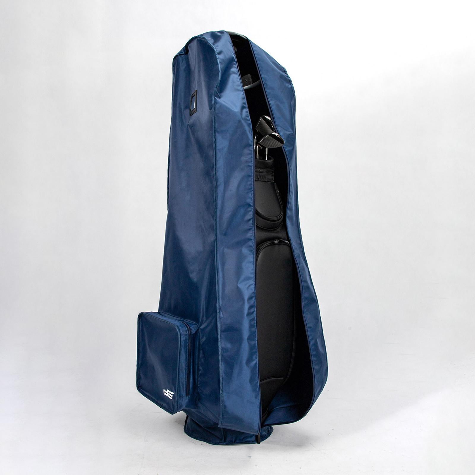 Rain Protection Cover Pouch Women Men Golfer with Handle Golf Bag Rain Cover Blue