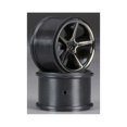 thumbnail image 2 of Traxxas 7172A Gemini Wheels (Black Chrome) TRA7172A, 2 of 3