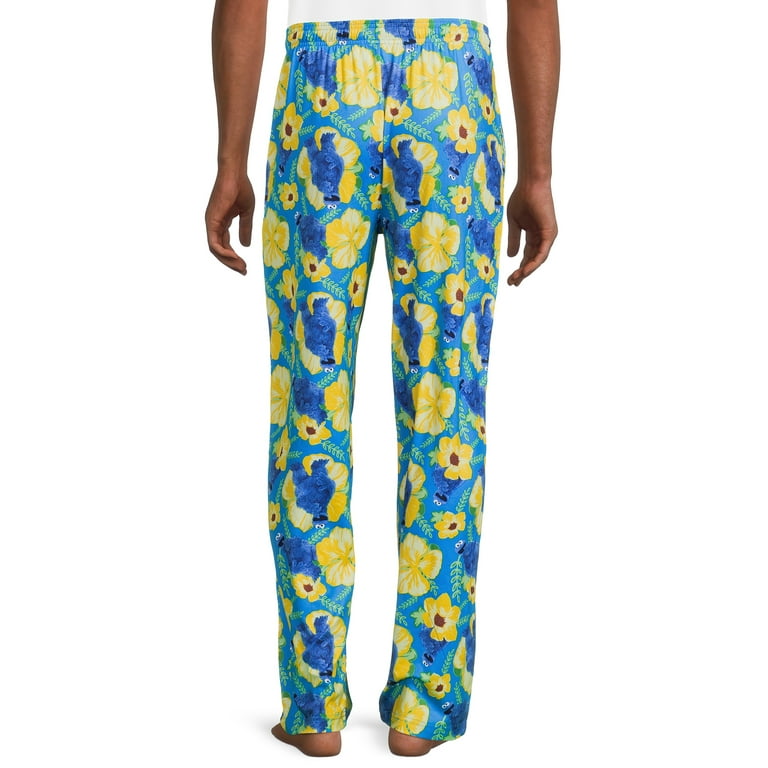 Sesame Street Men s Cookie Monster Print Sleep Pants Sizes S 2XL