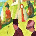 thumbnail image 2 of Sunday in the Park Tie Mens Art Necktie by Three Rooker, 2 of 3
