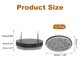 thumbnail image 2 of Uxcell 12Pcs almohadillas de fieltro con clavo, almohadillas de fieltro ovaladas para deslizadores de muebles, protectores de suelo para muebles de madera, mesa, sofá, pata de silla (25mm, negro), 2 of 5
