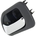 thumbnail image 2 of Interior Door Handle Compatible with 2001-2006 Acura MDX Rear, Driver Side Gray bezel with chrome lever, 2 of 3