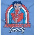 thumbnail image 2 of Betty Boop Cartoon American Beauty Zip Hoodie Sweatshirt Women Brisco Brands 4X, 2 of 5