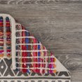 thumbnail image 2 of Ox Bay Vogue 5 ft. x 7 ft. Multi-color Ethnic Fusion Geometric Chindi Area Rug, 2 of 7