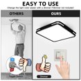 thumbnail image 4 of BESTYASH living room lights 1Pcs Led Panel Light Minimalist Style Black Plastic, 4 of 6