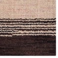 thumbnail image 4 of Rugsotic Carpets Hand Knotted Wool Area Rug 2'6''x12' Brown Beige Contemporary Runner Indoor Rug for Living Room, Bedroom Antimicrobial L00207, 4 of 5