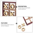 thumbnail image 5 of WHAMVOX Wooden Toy Strategy Board Game for Kids, Educational Interactive Plaything in Brown, Compact Design, Plastic, 5 of 8