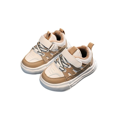 

Ferndule Unisex Kids Platform Skate Shoes Gym Lightweight Low Top Running Shoe Comfort Fashion Khaki 6C