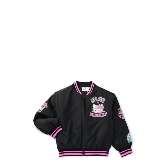 Hello Kitty Girls Bomber Jacket, Sizes 4-12