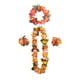 thumbnail image 4 of Diadema Tropical hawaiana Leis Luau, corona de flores, tocado, pulseras para vacaciones en la playa, decoraciones para fiestas en la piscina, Verano, 4 of 4