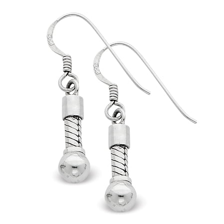 Boucles d'Oreilles Courtes en Argent Sterling Reflections QRSER1