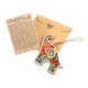 thumbnail image 2 of Adorno de elefante de madera, regalo de hermandad para mujeres, tribu, sincero y con historia. Naranja, 2 of 9