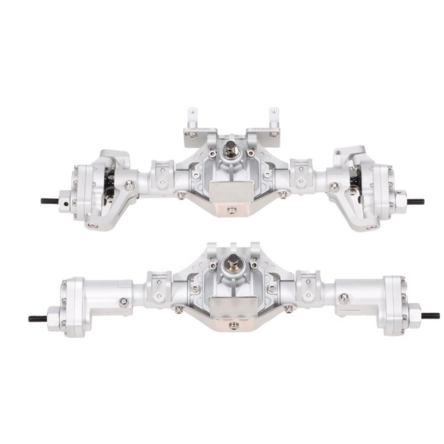Eje delantero y trasero de aleación de aluminio mecanizado CNC para 1/10