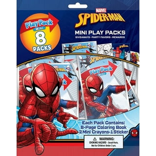 (48 PACK) Grab & Go Play Packs Kids Coloring Books with Coloring Utensils  Bulk Party Favor Set for Kids - Superhero, Princess, Cartoon Characters
