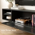 thumbnail image 6 of ARICOEASY Floating TV Stand for 75 Inch TV with Hidden Storage for Living Room and Bedroom, Black, 6 of 7