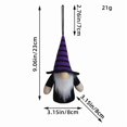 thumbnail image 2 of Colgante Pequeño Luminoso de Halloween, Sombrero Alto, Enano, Decoración de Ventana, Muñeco Rudolf Sin Rostro Navideño, 2 of 2