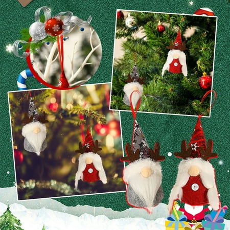 

WOXINDA 2PC Christmas Decoration Doll Decoration Pendant Decoration