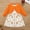 White+Orange, variant on Usaibhir Kid Toddler Girls Halloween Dress+Cardigan 2 Piece Pumpkin Ghost Candy Print Sleeveless Dress and Cardigan Set 1-5 Years