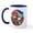 White/Navy Inside, variant on CafePress - Snoopy Space Cowboy Mugs - 11 oz Ceramic Mug - Novelty Coffee Tea Cup