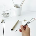 thumbnail image 4 of RENACLIPY Stylo Plume Débutant Transparent Plastique Blanc Devoirs 1Pcs Rentrée des Classes, 4 of 8