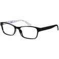 thumbnail image 2 of EV1 Skylar Black +2.50 Reading Glasses with Case, 2 of 9
