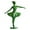 E, variant on Gmogad 6 Inch Ballet Dancer Statue, Elegant Resin Figurine for Desk, Shelf, Home Decor, Modern Artistic Gift for Dance Lovers - Graceful Green Sculpture for Living Room & Office