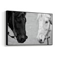 thumbnail image 2 of wall26 Floating Framed Canvas Wall Art for Living Room, Bedroom Black and White Wild Animal Canvas Prints for Home Decoration Ready to Hang - 16x24 inches, 2 of 4