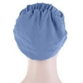 thumbnail image 5 of Tittly Winter Hats Grip Socks Women Solid Beading Hat Muslim Ruffle Cancer Chemo Hat Wrap Cap Running Hat Hats for Men E M, 5 of 5