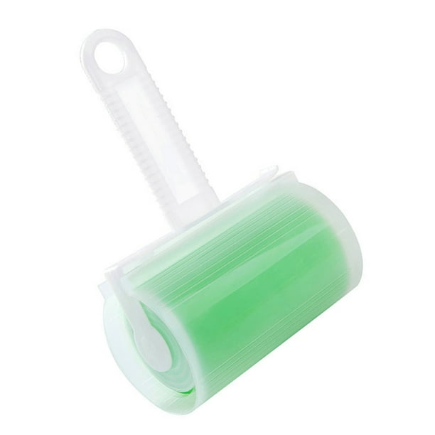 Lint Remover Reusable Washable Pet Hair Roller Roller Sticky Portable Clothes Dust Remover Green