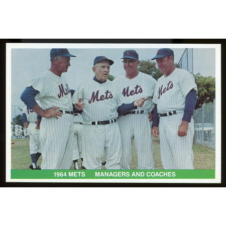 1984 TCMA Greats #30 1964 Mets Coaches Managers Collectible Player (Championship Manager 2019 Best Players)