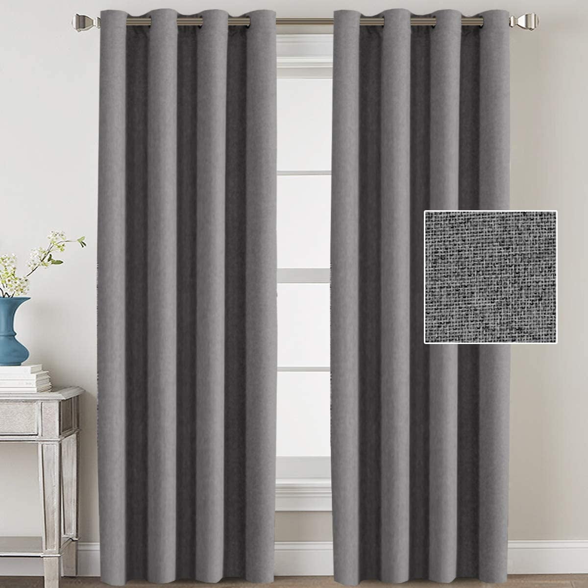 108 inches long curtains