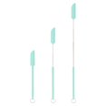 thumbnail image 5 of KOMOO 2PCS Mini Silicone Retractable Spatula and Spoon Jars Butter Cream Heat Resistant Silicone Spatula Sets Makeup Spatula with Hanging Buckle, 5 of 9