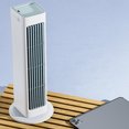 thumbnail image 4 of Ventilador de torre portátil Ventilador de escritorio de 3 velocidades Ventilador de montaje en pared recargable (blanco), 4 of 9