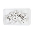 thumbnail image 1 of 10 Pines Giratorios Con Cabezales Transparentes Con Caja De Almacenamiento Para Fundas De Muebles. Sunnimix Alfileres de falda de cama, 1 of 7