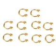 thumbnail image 3 of Jiaroswwei 10 Pcs Stainless Steel Horseshoe Bar Lip Nose Septum Ear Ring Stud Body Piercing, 3 of 5