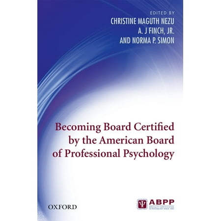 UPC: 9780195372434 | Becoming Board Certified by the American Board of Professional Psychology (Paperback)