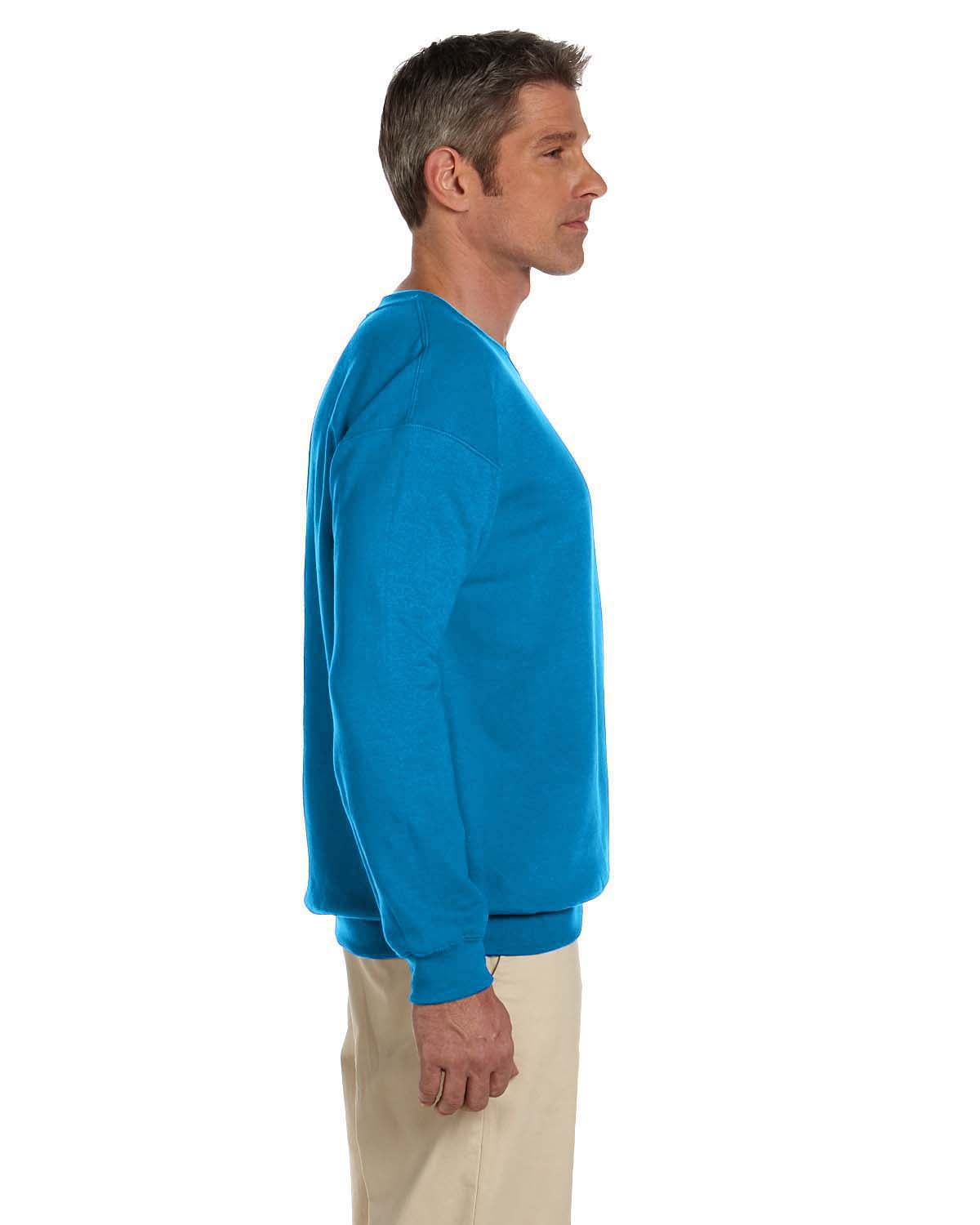 Mens 8 oz Heavy Blend 50/50 Fleece Crew 10 Pack