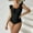 Black, variant on Womens Swimsuits,Push Up Swimsuits for Women,Swim Suits for Women 2025,Bathing Suit for Women One Piece,Strappy Swimsuits for Women,Cut Out Swimsuit,Push Up Swimwear Green XL