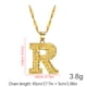 thumbnail image 3 of Collar para mujer, joyería para mujer, joyería de moda para mujer, regalo para mujer, 26 letras en inglés, cadena con nombre, collares colgantes, joyería para mujer, 3 of 4