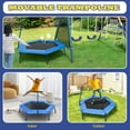 thumbnail image 6 of 5-in-1 Outdoor Swing Set with Slide, Detachable Trampoline, Swings & Glider, Swing Set for Outside for Kids, 6 of 8