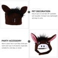 thumbnail image 4 of unbranded Gorro Para Mascotas Pequeño Con Orejas De Café Adorable Para Sesiones Fotográficas Y Fiestas, 4 of 5