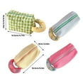 thumbnail image 3 of Aurgiarme Plaids Toiletry Bag Large Capacity Makeup Bag Quilted Cosmetic Bag Handheld Makeup Bag Skincare Organisers Wash Bag, 3 of 8