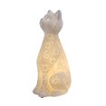 thumbnail image 2 of Lampe de table lumineuse Simple Designs en porcelaine en forme de chat Kitty Cat, 2 of 6