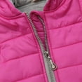 thumbnail image 2 of One opening Kids'  Zipper Vest Dinosaur Cotton-Padded Waistcoat Jacket, 2 of 5